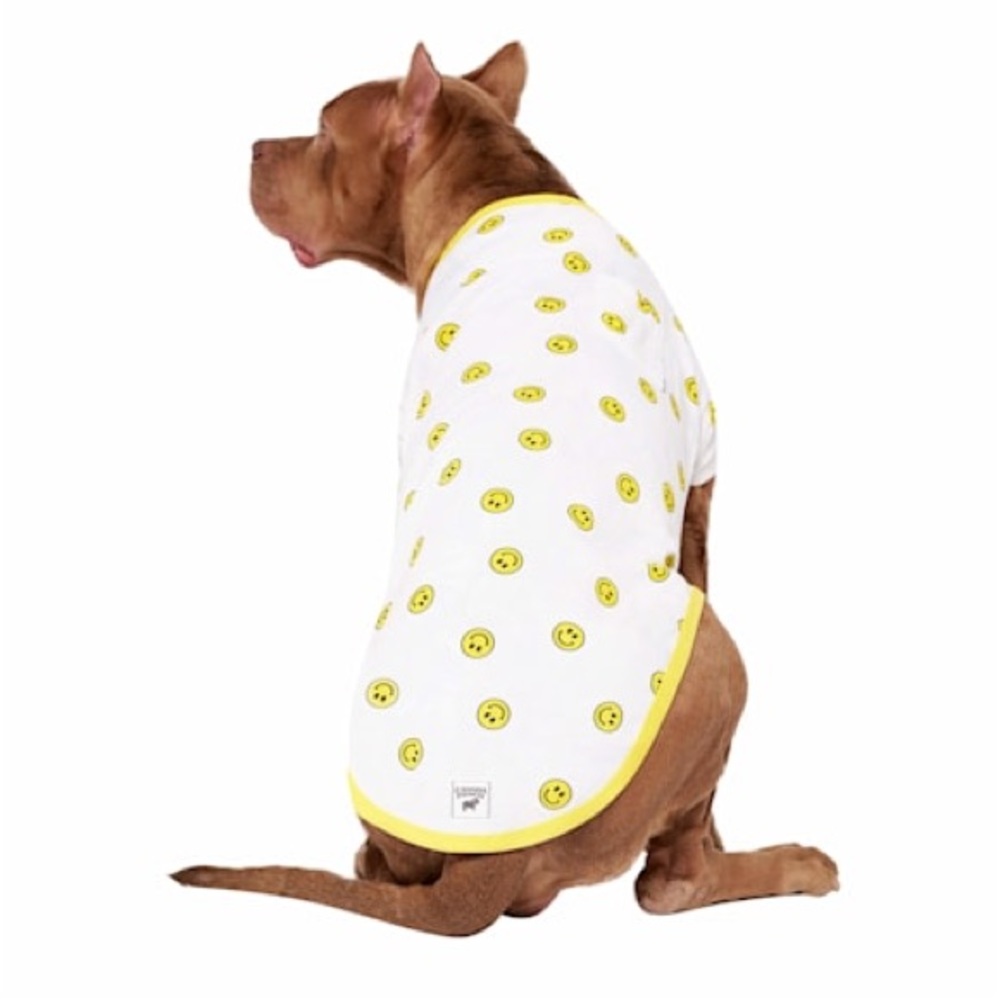 CANADA POOCH LTD. “UV REVEAL FOLLOW ME TEE” with Smiley Faces (NWT)